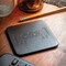 Dacasso Black Leather 8 Square Coaster Set with Holder AG-1059 - alternate 3
